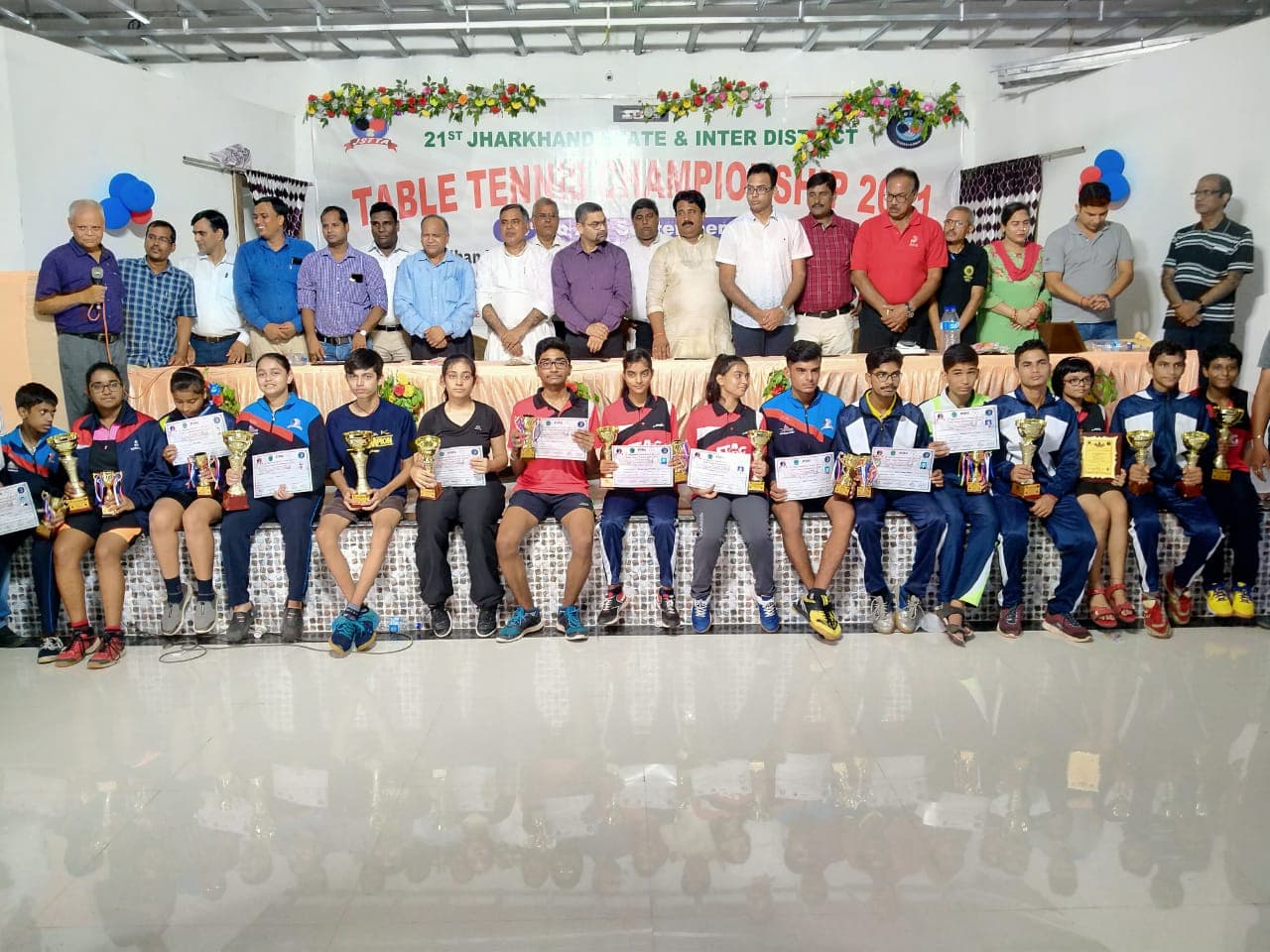 Jharkhand State Table Tennis Championship — Bandhan Marriage Hall